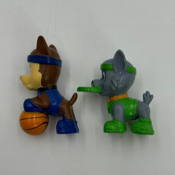 Paw Patrol Dog Puppy Mini Action Figures Toys PVC Lot 6 Pcs Cake Toppers Chase - Picture 7 of 9